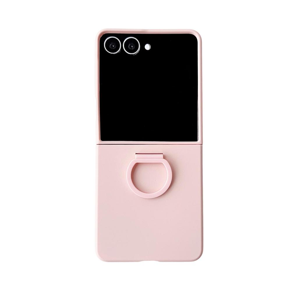 Ring Buckle Phone Case for Samsung Z FLIP7 TPU Hard Cover