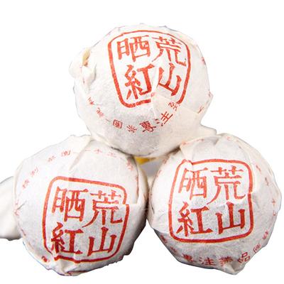 Юньнаньский черный чай "Barren Mountain Shai Hong" Luzhou Type Dianhong Dragon Pearl Черный чай Туоча 100г