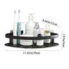 Aluminum Zinc Zinc Alloy Shower Corner Shelf Black/Silver Makeup Storage Organizer Bathroom Shelf  Bathroom