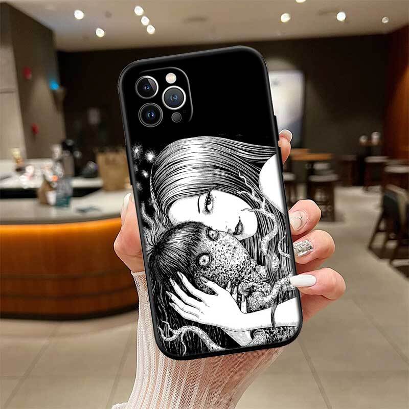 Junji Ito Tomie Phone Case for Xiaomi Poco C40 C51 C50 C55 C65 C71 C75 C85 F8 F7 F6 F5 F3 F2 X7 X6 X4 X3 X2 M7 M6 M5 M4 M3 M2 Pro