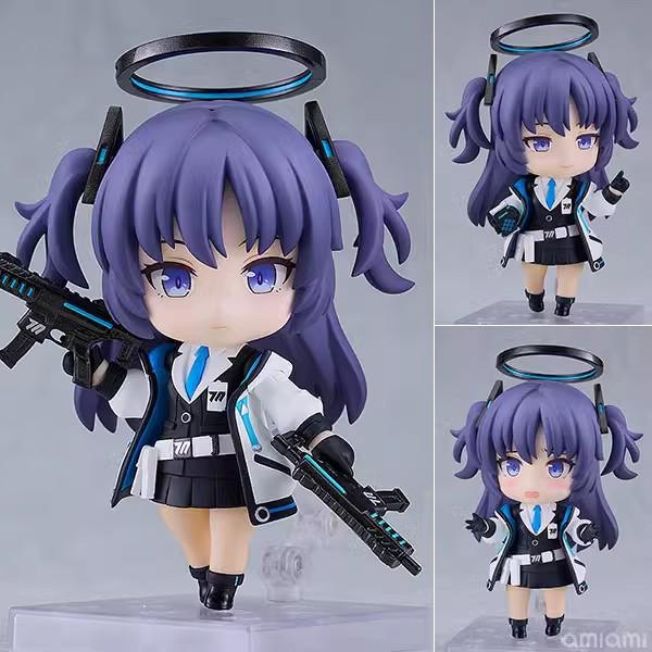 Q Version Anime Girl Figure: Cute, Beautiful, Replaceable Face Toy Ornament - Ideal Birthday Gift