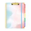 Папка-планшет с блокнотом с возможностью замены, формат Letter, 5 разделителей, боковые карманы, переплет на двойной спирали, эластичная лента, цветной индекс-спираль