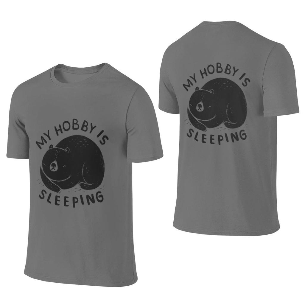 My Hobby Is Sleeping Instagram Style Reversible Tshirt Korean Style Sweet Cool Morandi Colors Unisexs Tshirts