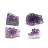 Natural Amethyst Cluster Quartz Plastic Mineral Specimen Healing Stone Raw Ore