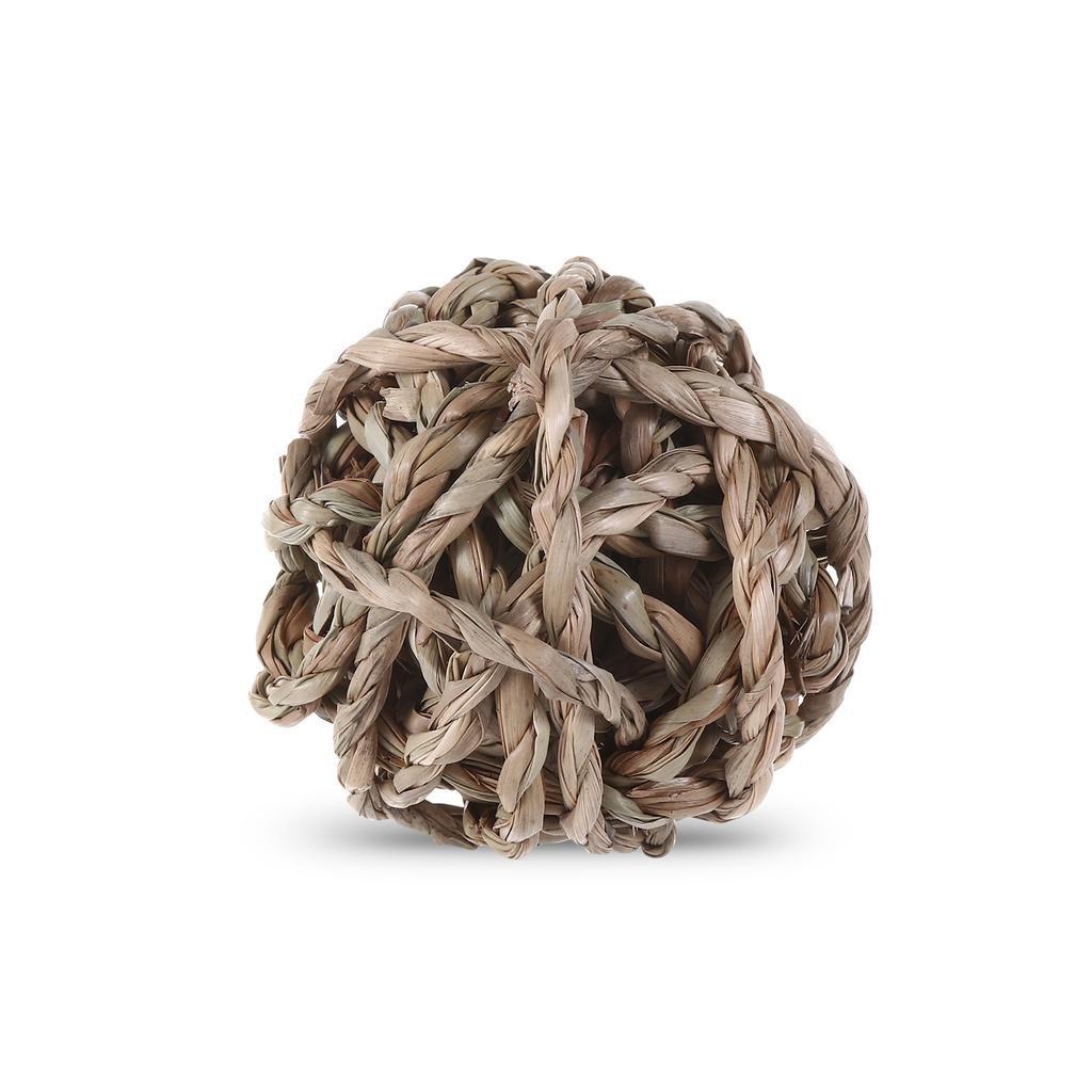 Мост Игрушки для жевания зубов питомца Уход за зубами Радужные игрушки для хомяка Деревянные жевательные шарики из травы Дом для хомяка