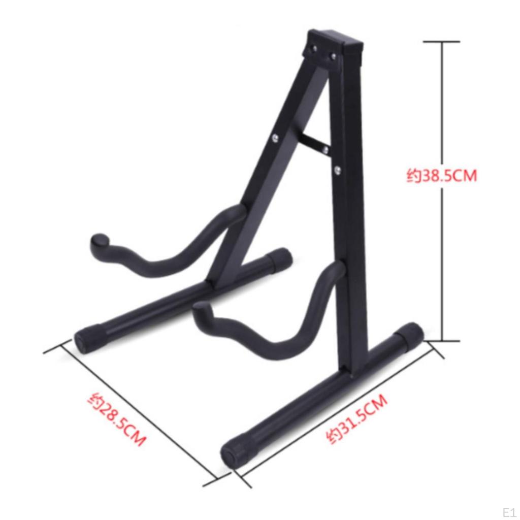 Guitar Stand Padded AShape Foldable for Guitarists, Instrumentalists, Home Studio,