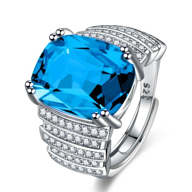 Мужское кольцо из стерлингового серебра 925 пробы, аксессуары на палец для парня, подарок на годовщину, супер сверкающий кристалл, квадратное кольцо, мужское ювелирное изделие