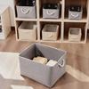 Foldable Storage Basket Large Capacity Clothes Storage Bag Linen Storage Box with Handle Toy Storage Sundries Sorting Basket