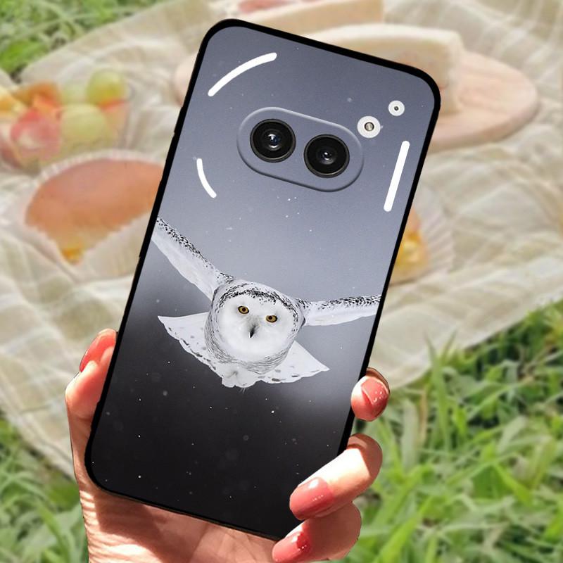 Чехол-бампер для Nothing Phone 2A, силиконовый, мягкий, модный, черный, Full Protective A142 Capa