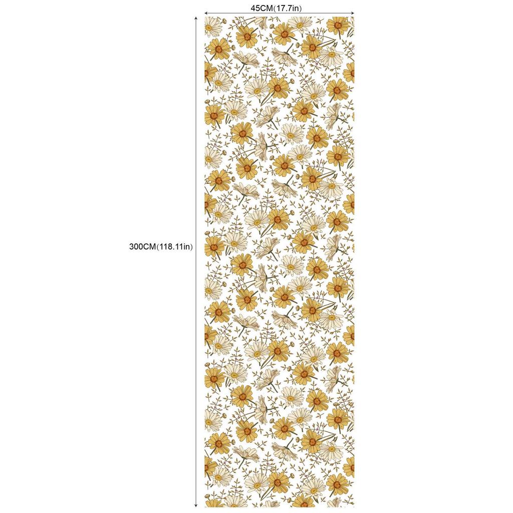 Цветочные лимонные самоклеящиеся обои для декора спальни и отеля RW181-200