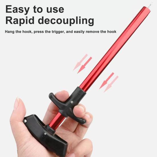 Алюминиевый сплав рыболовный крючки съемник Т-образная ручка рыболовный крючки съемник экстрактор Dehooker Сепаратор Разъединитель Инструменты для удаления рыболовные принадлежности