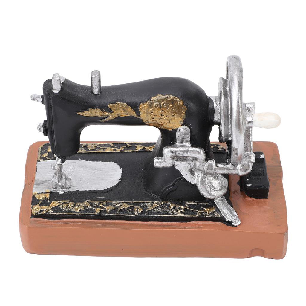 Винтажная швейная машинка, украшение в европейском стиле, ретро, смоляная мини-фигурка для швейной машинки, украшения для