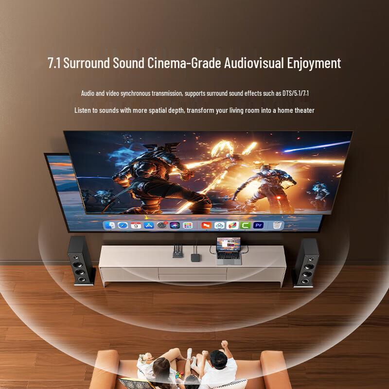 SAMZHE KVM-10 2-портовый HDMI 2.0 KVM-переключатель
