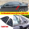 For Mitsubishi Lancer EX X EVO 2008-2018 Rear Window Side Vent Shutter Louver Cover Trim Car Accessories Auto Parts Carbon Fiber