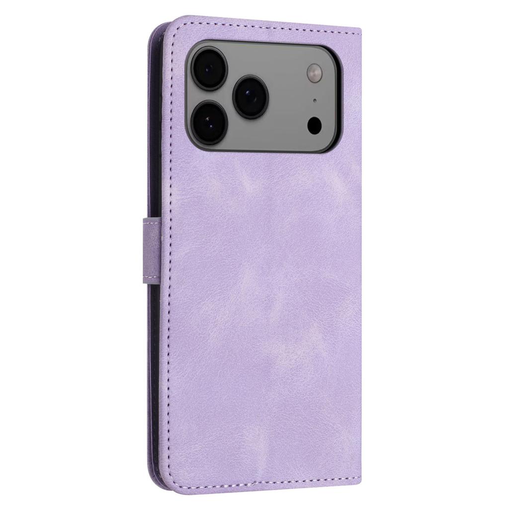 Чехол-кошелек из натуральной кожи однотонный для iPhone 17 Pro, защитная крышка для телефона