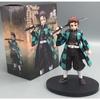 Убийца демонов Nezuko Tanjirou Zenitsu Inosuke Tengen Sanemi Muichirou Mitsuri Obanai Muzan Akaza Figure Коллекционная модель игрушки