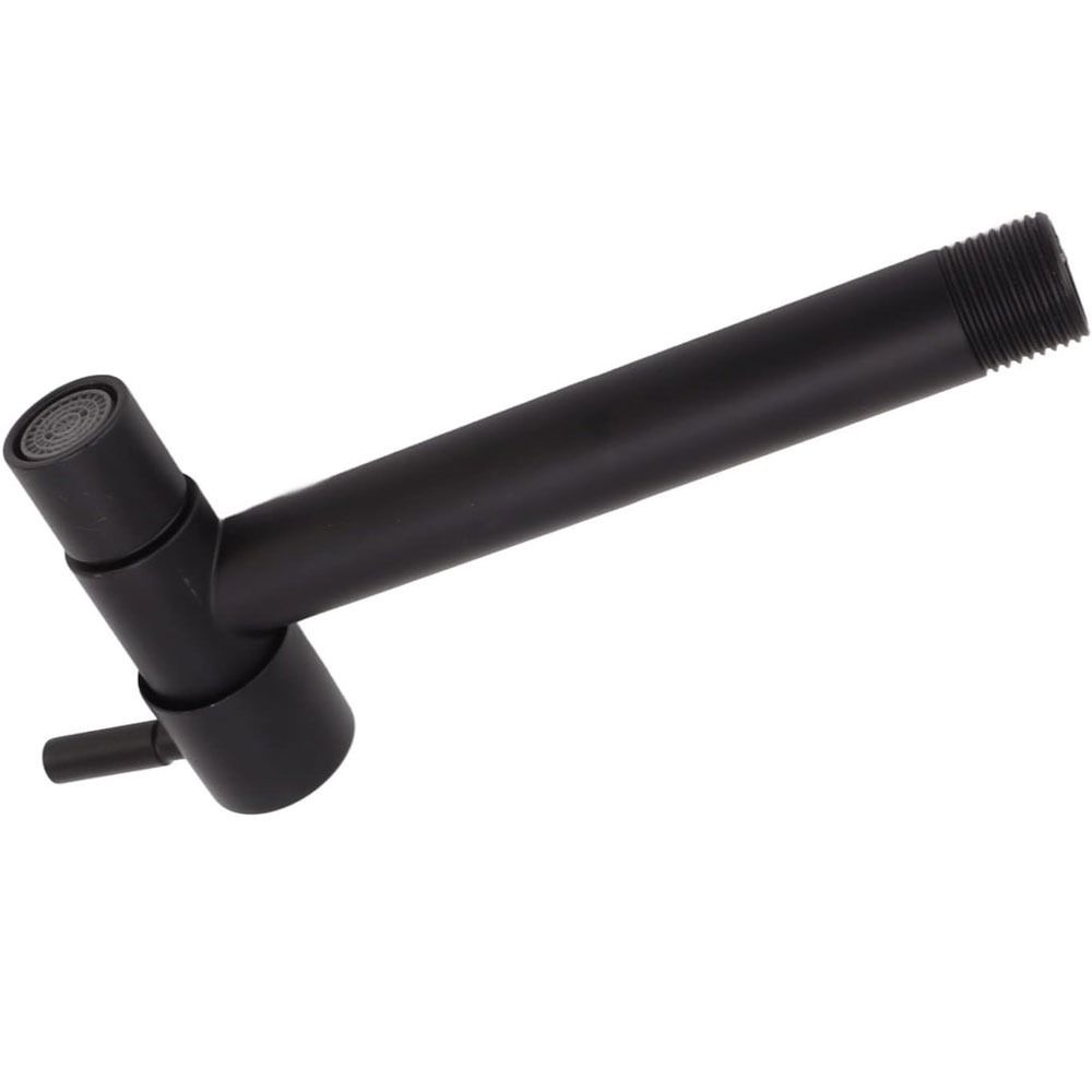 Черные краны для стиральной машины Белое соединение Прочная стиральная машина для ванной комнаты