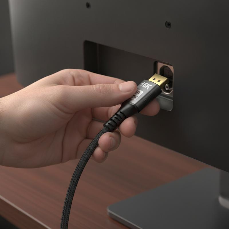 Кабель Mini DP - DP 2.1 16K@60Hz 8K@120Hz 80Gbps Dsc Двунаправленный кабель Mini Displayport - Display Port для дисплея