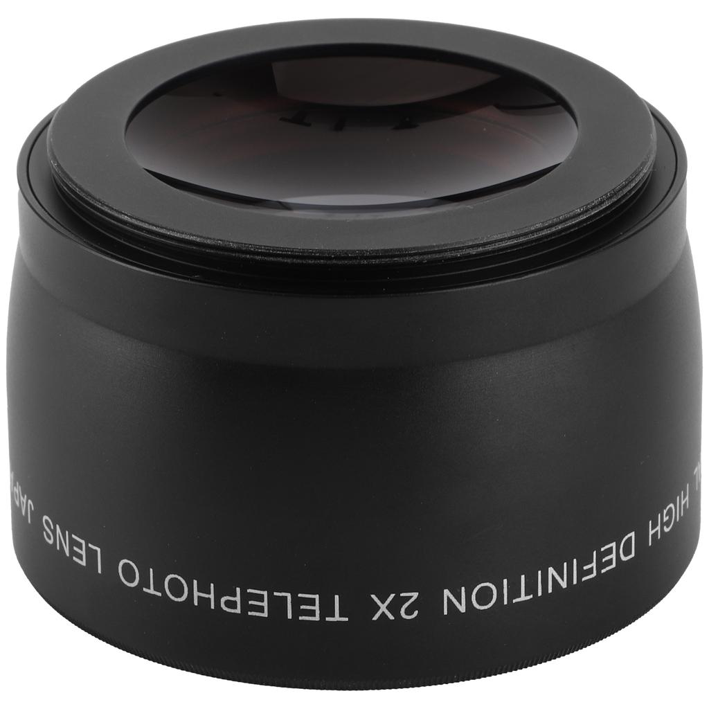 2-кратный телеобъектив с оптическим стеклом для объектива камеры с диаметром фильтра 55 мм 2,2 дюйма