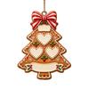 Personalized Christmas Tree Ornament with Custom Family Member, Double-Sided Acrylic Holiday Keepsake Decoration Gift