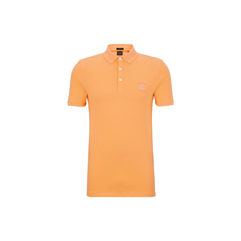 HUGO BOSS Polo Shirts Men's Orange Polo Collar Moderate Other 50472668-833