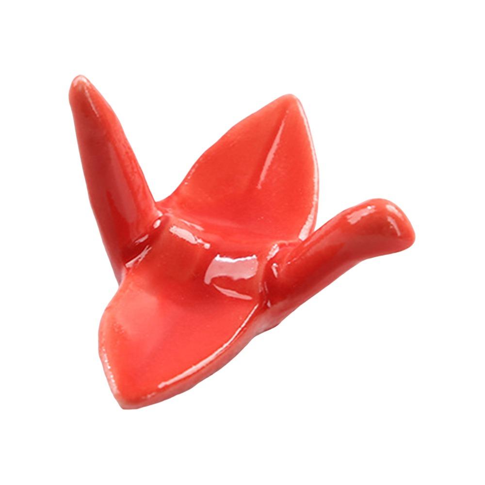 1pcs Desktop Decor Ornament Chopstick Holder Paper Crane Shape Chopsticks Pillow Desktop