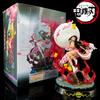Anime Gk 31cm Demon Slayer Figure Ghosting Violent Blood Kamado Nezuko Super Large Hand -Made Toy Model Statue Ornament Gifts