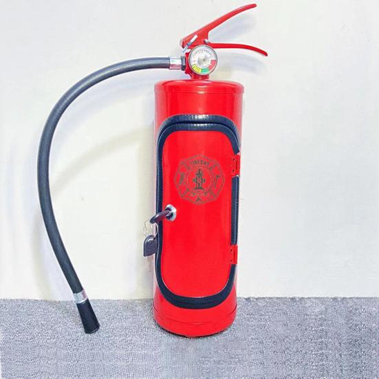 Mini Extinguisher Wine Box Metal Bar Hidden Liquor Cabinet Simulation Extinguisher Drinks Cabinet Gift for Boyfriend Father Brother
