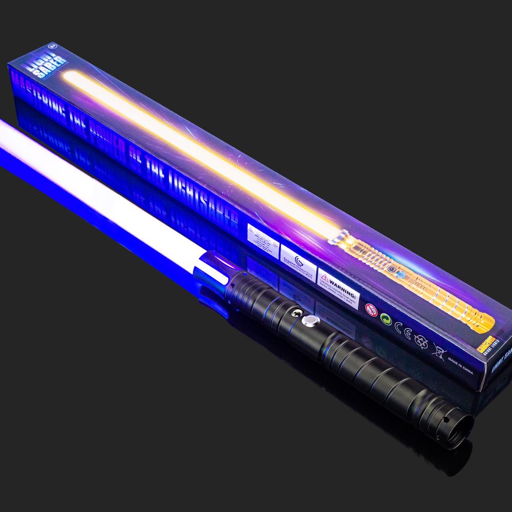 Премиальная металлическая подарочная коробка со световым мечом Звездных Войн - Перезаряжаемая, светящаяся игрушка для детей