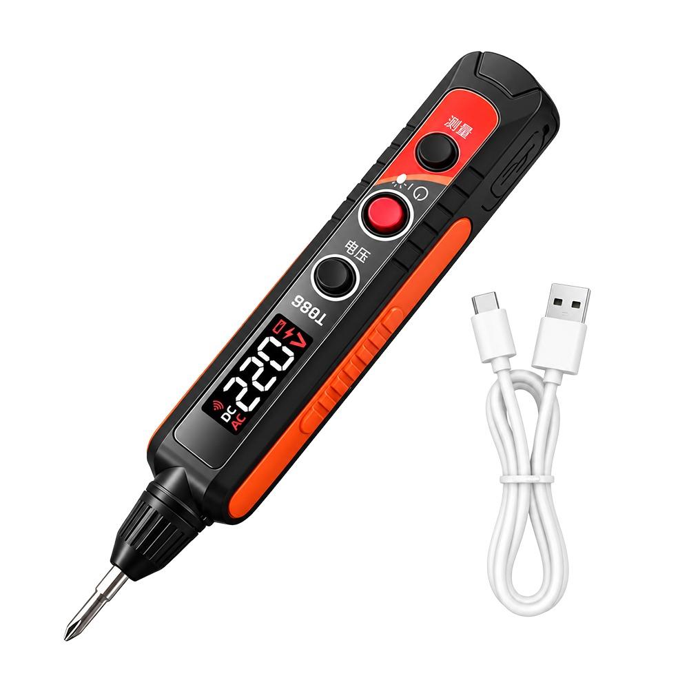 Non Contact Voltage Tester Pen LED Digital Display Electrician Tester Home Electrical Testing