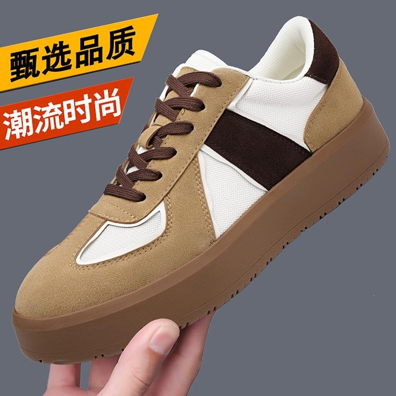 Dexun shoes men's 2026 spring and summer new Forrest Gump shoes platform heightening sports and leisure versatile board shoes 77668