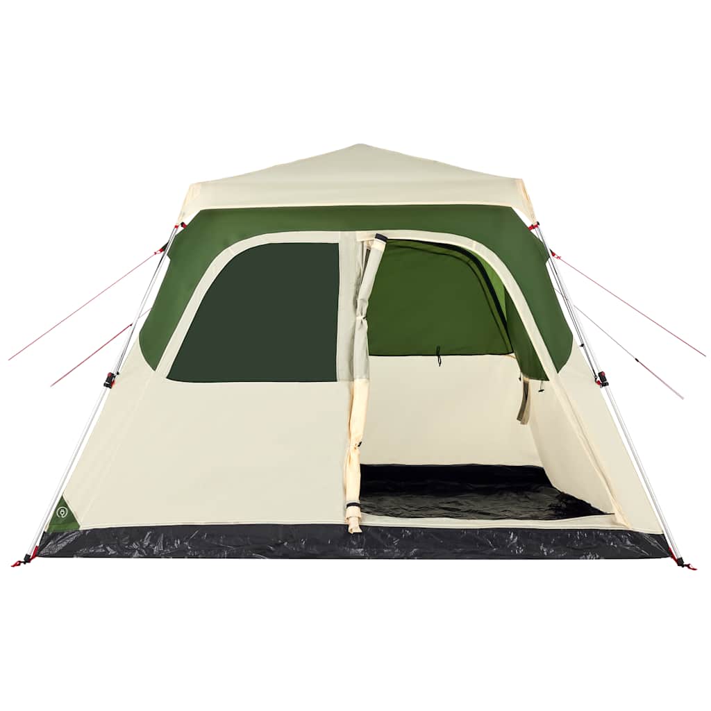Dome Family Tent for 6 Persons Green Quick Release