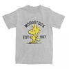 Woodstock Мужская Женская Футболка Повседневная Футболка Футболки с Коротким Рукавом и О-Образным Вырезом Хлопковая Одежда