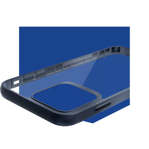 Etui 3Mk Satinarmor+ Case Do Iphone 16 Pro, Przezroczyste Z Czarną Ramką