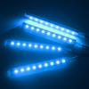Dash Floor Foot Strip Lights 9 LED 4 In 1 Car Interior Atmosphere Lights Cigarette Lighter Adapter Auto Decorative Lamp