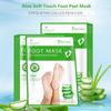 Aloe Foot Mask  Renewal Ultra Soft Skin Peel Exfoliating Foot Mask
