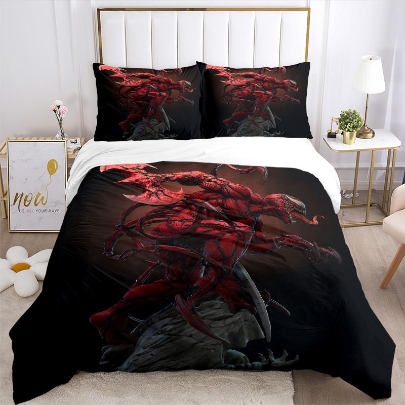 Carnage Statue Display Print 3Pcs Bedding Setduvet Cover With 2 Bedropillowcase Home Birthday Gift