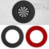 Dartboard Protection Ring Wall Protector Board High Strength Removable Simple Installation Wall Surround Dart Backboard Black Ring