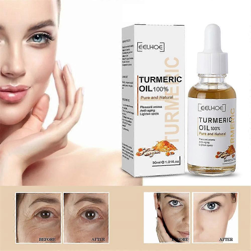 3pcs Turmeric Skin Glow Face Serum Dark Spot Whitening Black Patches Melasma Corrector Brightening Anti-aging Skin Care