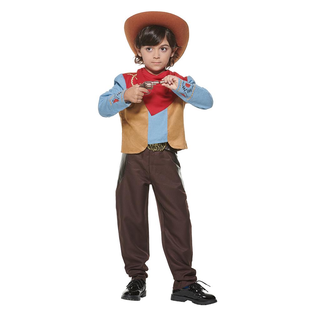 Детский ковбойский костюм, детские костюмы для косплея на Хэллоуин для мальчиков, делюкс-наборы