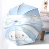 1pc Clouds Bunny umbrella automatic open/close, 8-Rib Durable Frame, Compact Folding Design, Ideal Birthday/Holiday Gift e1126A