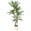 150cm Artificial Dracaena Tree Bendable Trunks, Green