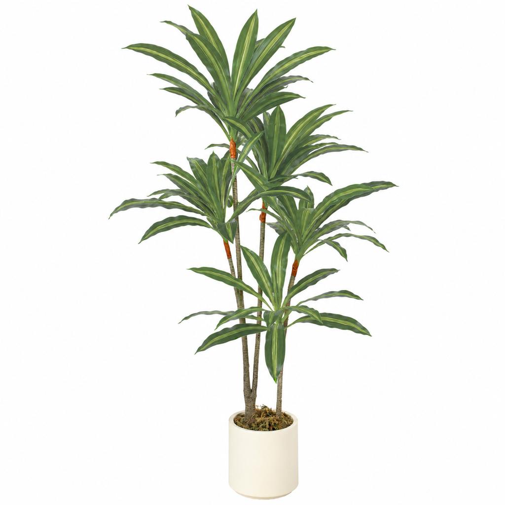 150cm Artificial Dracaena Tree Bendable Trunks, Green
