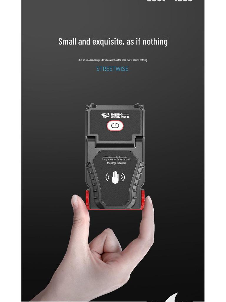 Сверхлегкий перезаряжаемый налобный фонарь с зажимом для крышки для ночной рыбалки