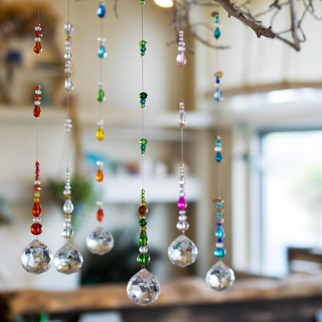 [Freaky Hands] Suncatcher Gift from TI-DA Rainbow Prism Healing Okinawa Good Luck Gift Present Green (North Forest)