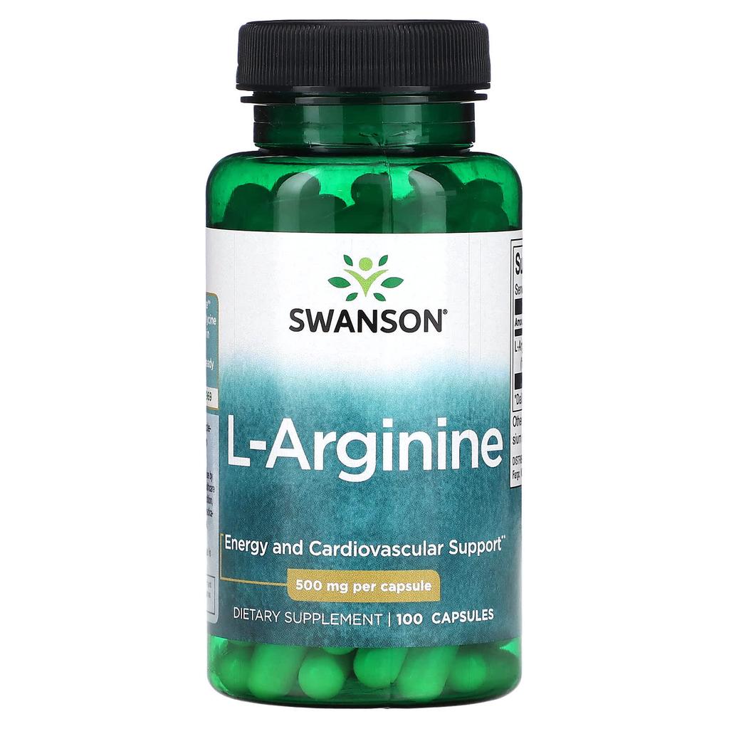 Swanson L-arginine, 500 Mg, 100 Capsules