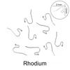 100pcs/lot 20*17mm 10 Color Iron Bead Charms Earring Wires With Ear Hook Earrings Clasp Findings Supplies For Jewelry Making DIY