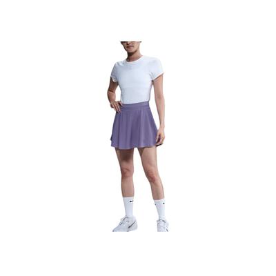 Court Advantage Dri-Fit Дышащая Быстросохнущая Теннисная Тканая Лоскутная Повседневная Юбка Женские Юбки Темно-Фиолетовый FZ6730-527