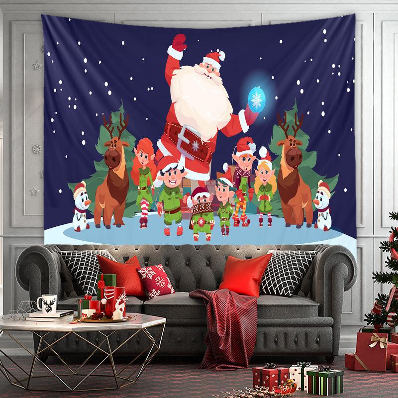 Рождественский гобелен Рождественский гобелен Рождественский чулок Каминный гобелен Рождественский гобелен