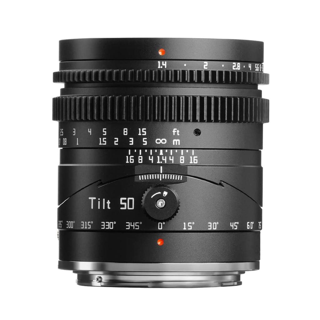 TTArtisan Tilt 50mm Prime Manual Focus warranty Nikon Z Manual Large Interchangeable Master Craftsman Optics F1.4 Z-mount Lens, Full-frame, (2-year